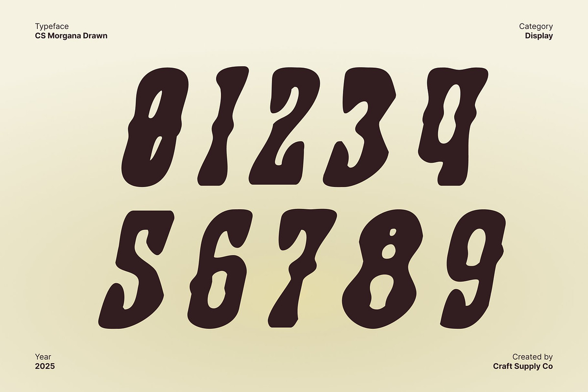 CS Morgana Drawn, a Sans Serif Font by Craft Supply Co. (Photo 5 of 8)