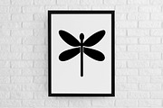 Dragonfly Silhouette SVG, an Animal Illustration by newminddesign (Thumbnail 2 of 3)