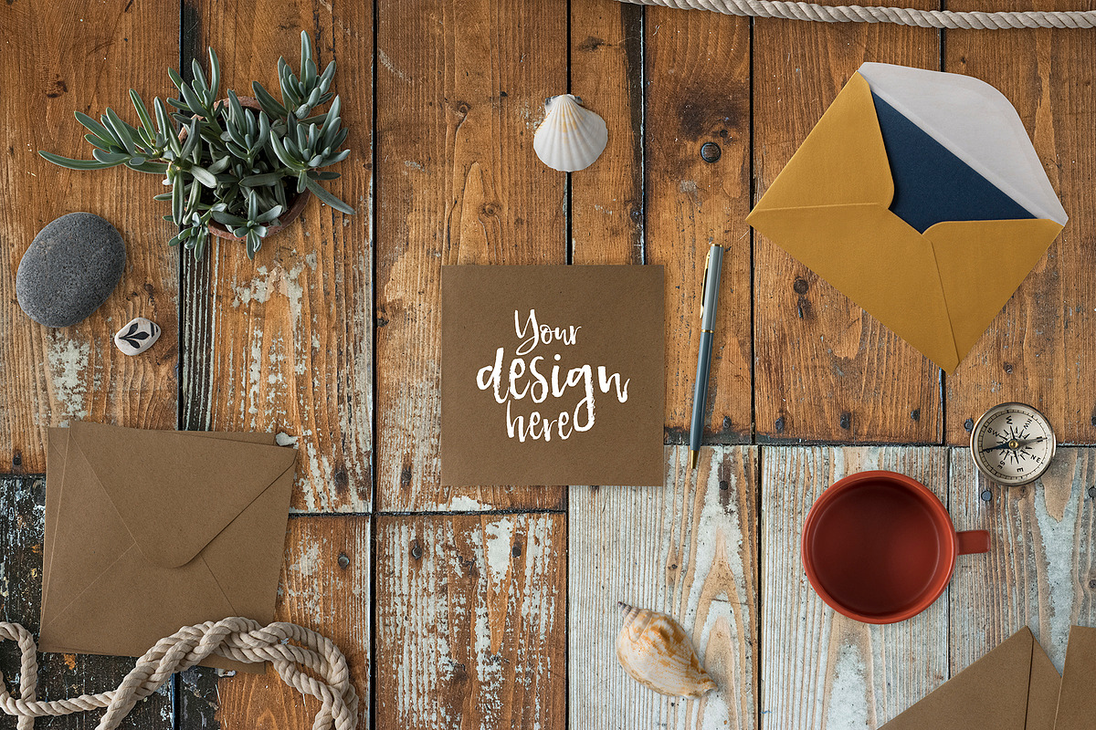 Coastal dream Nautical scene creator, a Product Mockup by wings of design (Photo 4 of 24)
