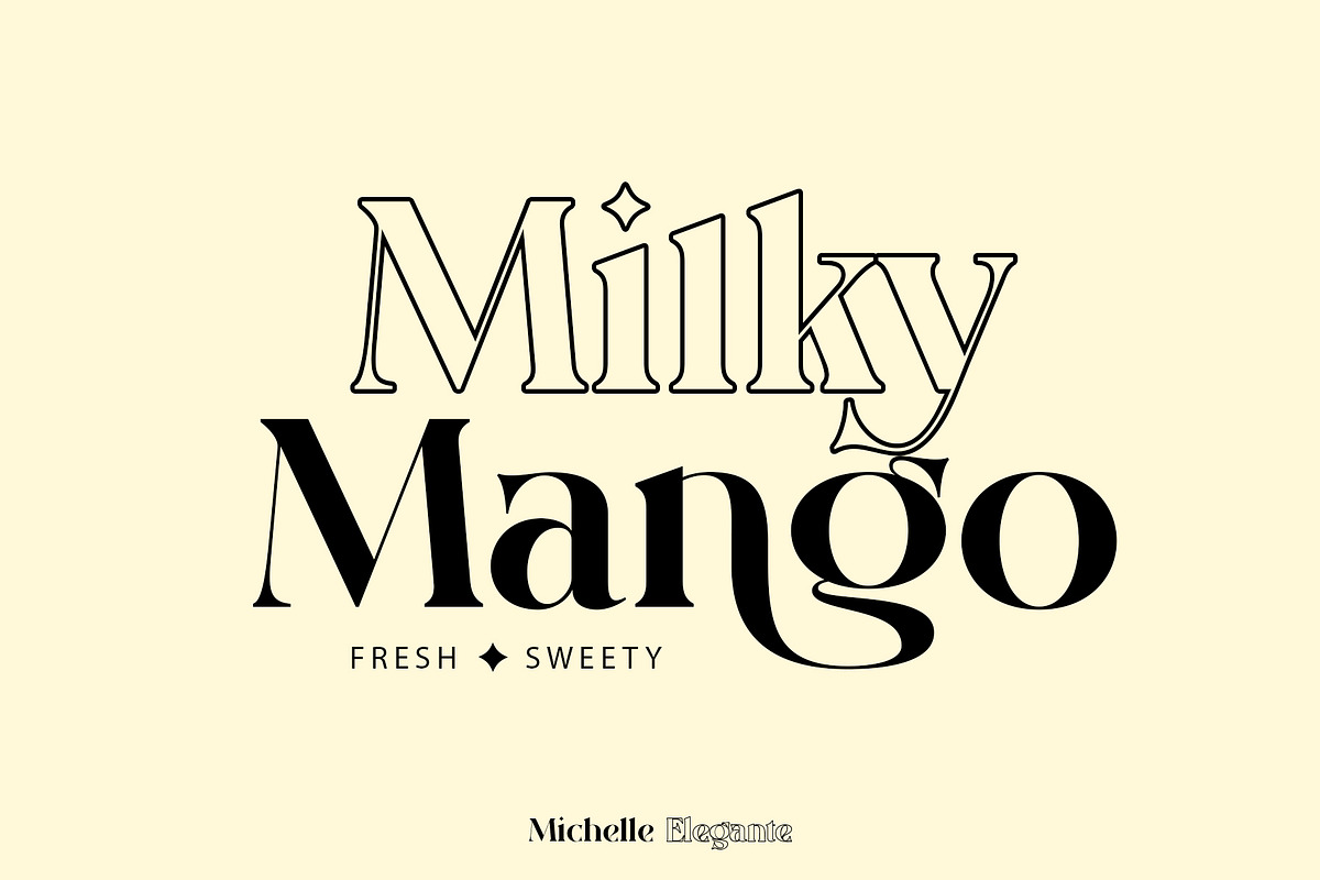 Michelle Elegante, a Serif Font by INKSUN™ (Photo 2 of 10)