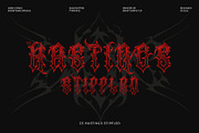 CS Hastings Stippled, a Blackletter Font by Craft Supply Co. (Thumbnail 1 of 8)