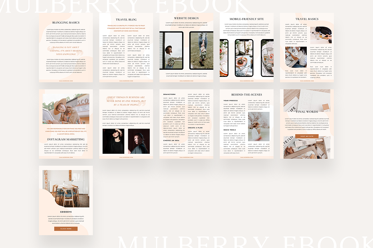 Mulberry Ebook | CANVA, a Magazine Template by Ralony (Photo 10 of 11)