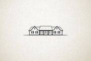 Hand drawn houses illustrations set, a Texture Illustration by Piro Concept (Thumbnail 4 of 5)