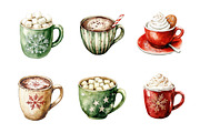 Christmas Sweets Coffee Clipart, an Illustration by SinaCreation (Thumbnail 3 of 7)
