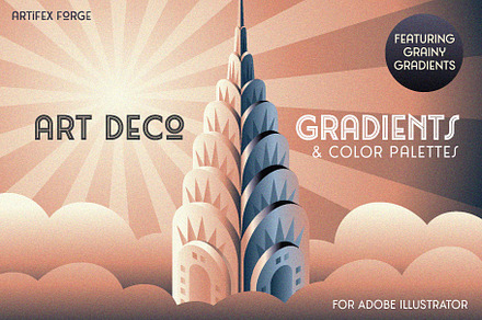 Art Deco Gradients & Color Palettes