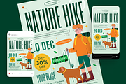 Nature Hike Flyer Set, a Flyer Template by Annora Studio (Thumbnail 2 of 6)