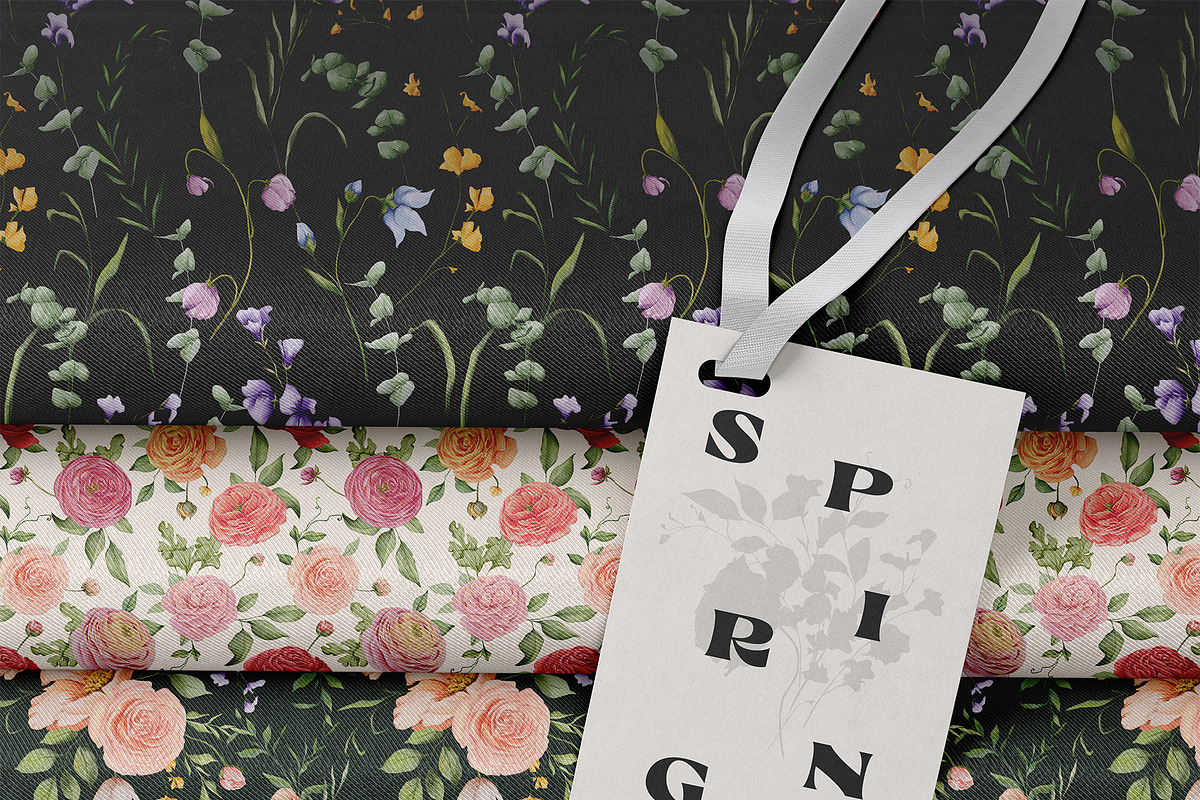 SPRING watercolor floral set, a Decorative Illustration by Yuliia Lashevska (Photo 9 of 14)