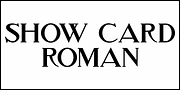 Show Card Roman JNL, a Serif Font by Jeff Levine Fonts (Thumbnail 2 of 5)
