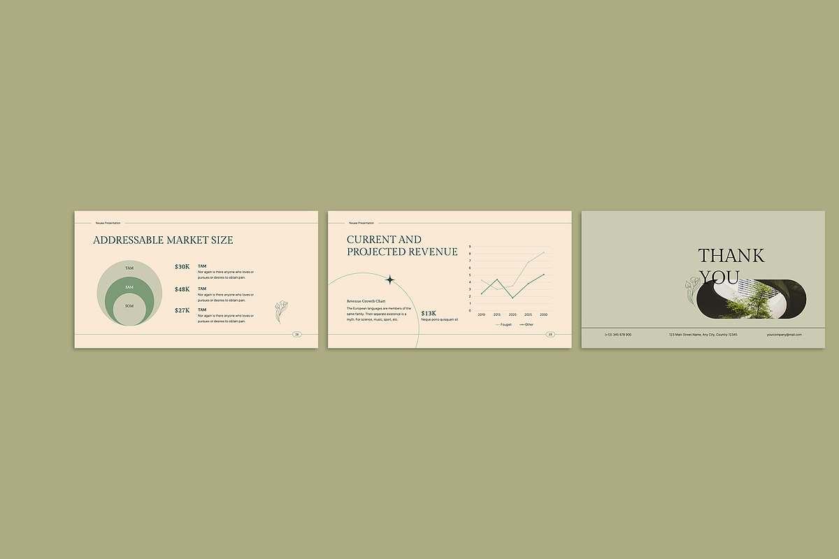 Natural Pitch Deck Google Slide, a Presentation Template by Neermana (Photo 5 of 5)
