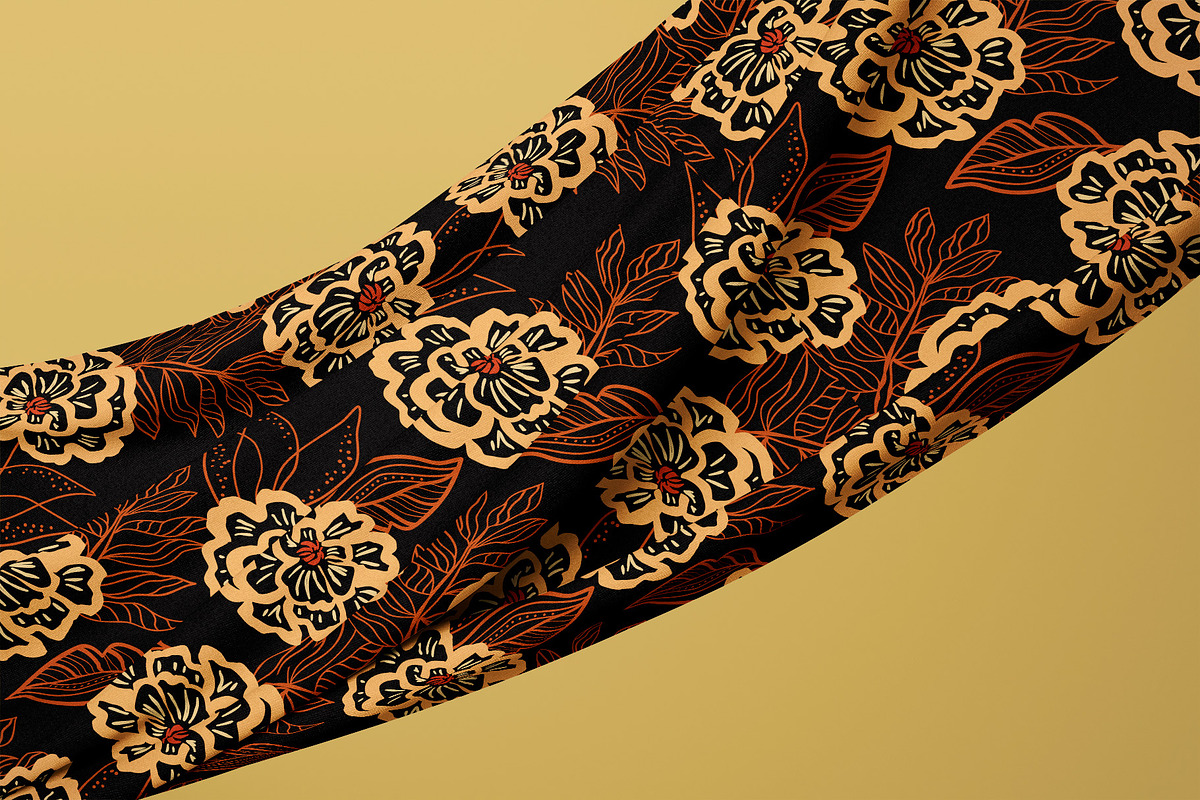 Hand drawn Autumn floral patterns, a Pattern Graphic by Tani Kuzminka (Photo 22 of 27)