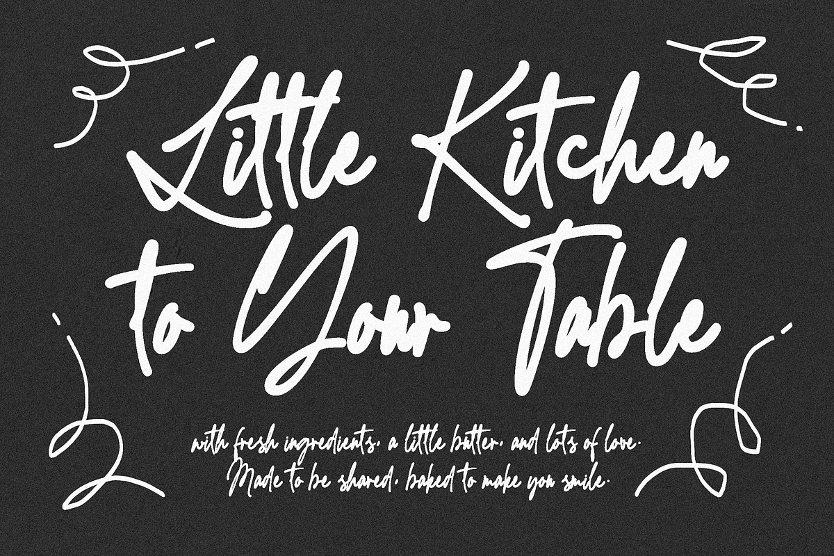 Apple Caramel Font, a Script Font by DearLailaStudio (Photo 9 of 10)