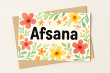 Afsana – Handwritten Playful Font