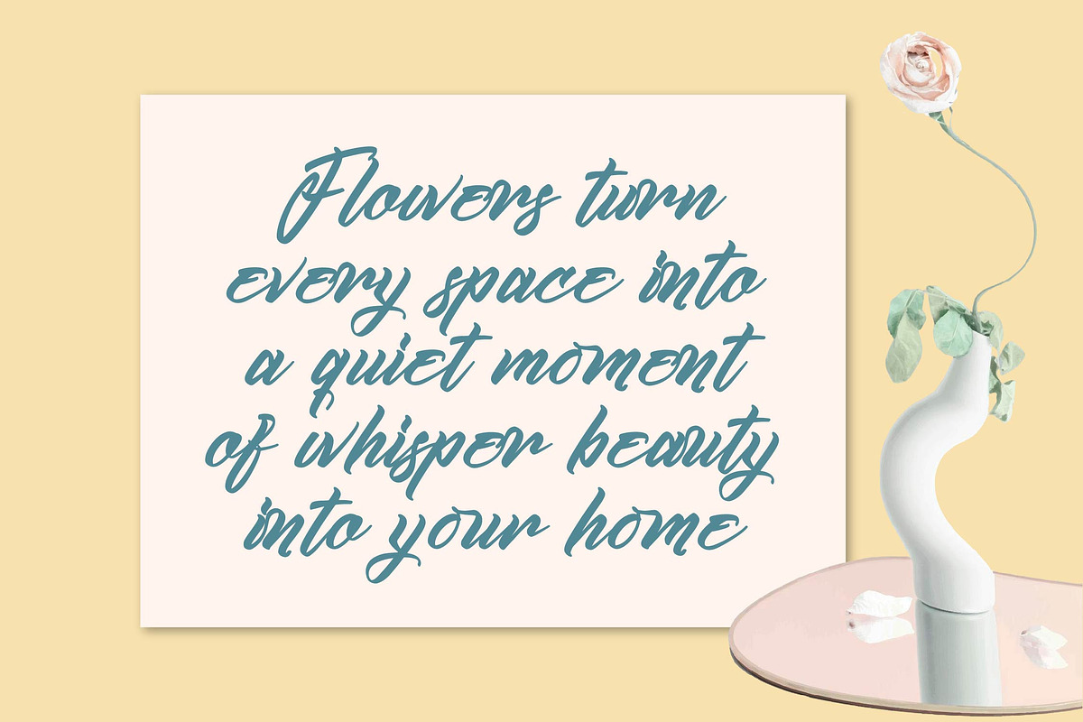 Kamperly Vacation Bold Calligraphy, a Script Font by stylishtype.co (Photo 7 of 15)