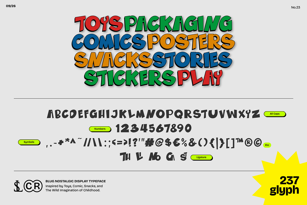 Blug Display Typeface, a Sans Serif Font by Sundaylab (Photo 2 of 6)