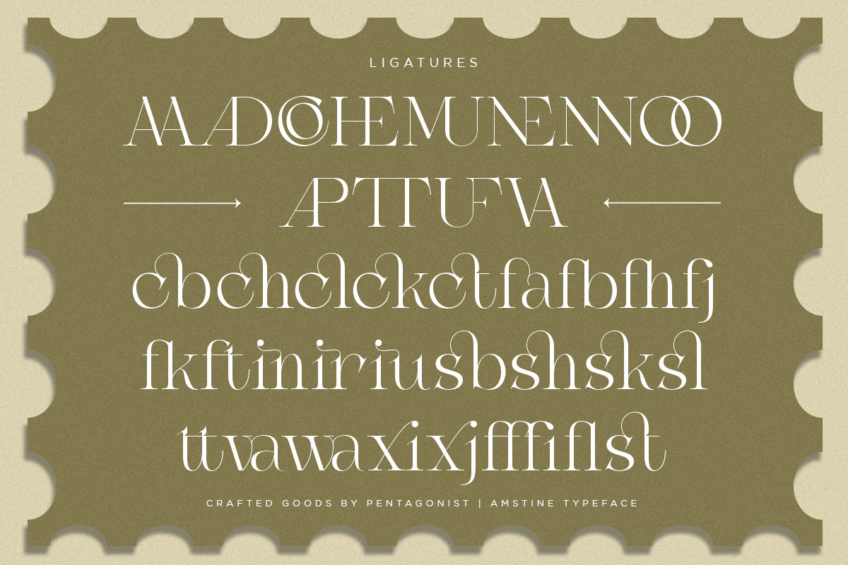 Amstine | Modern Serif, a Serif Font by Pentagonistudio (Photo 10 of 10)