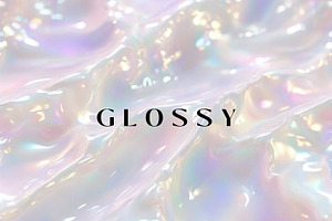 40 Pastel Glossy Opalescent Texture