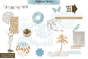 Coastal Boho - Graphic set, an Object Graphic by LuOtero (Thumbnail 3 of 10)