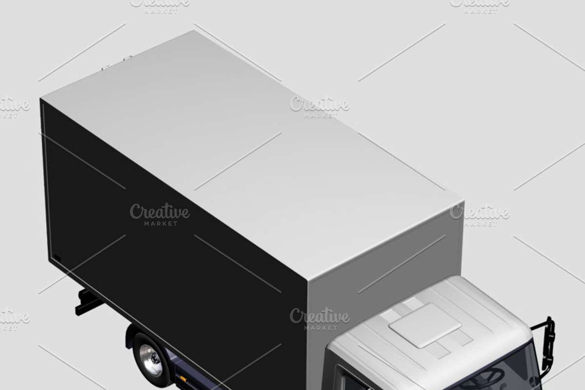 Commercial Truck, a Cars & Vehicle 3D Model by Mechanik (Photo 7 of 17)