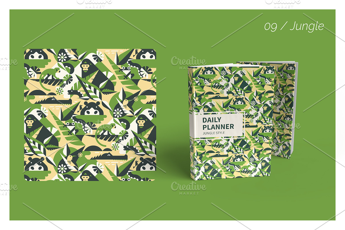 10 Seamless Animal Patterns, a Pattern Graphic by Alexey Boychenko (Photo 9 of 10)