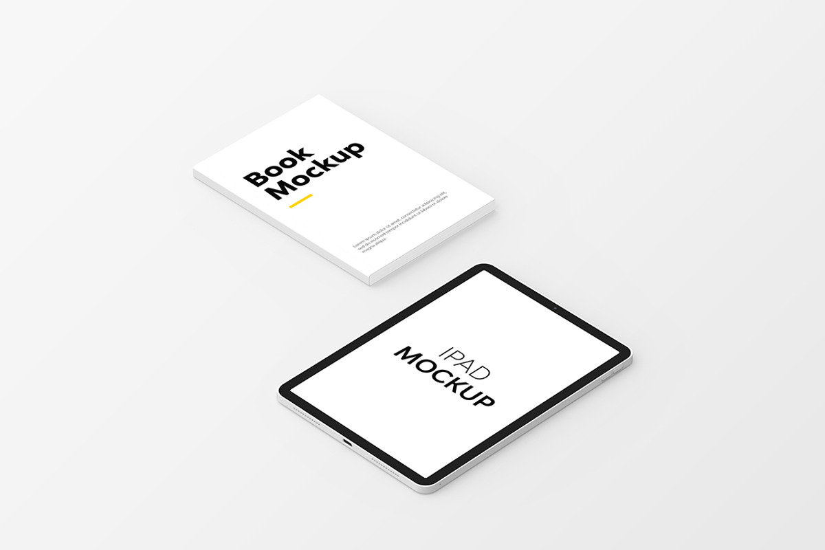 Book & iPad Mockup, an iPhone Mockup by UnicDesign (Photo 7 of 18)