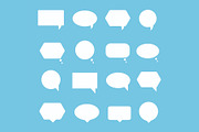 Smashing pack of speech bubbles, an Illustration by My watercolor shop (Thumbnail 7 of 12)