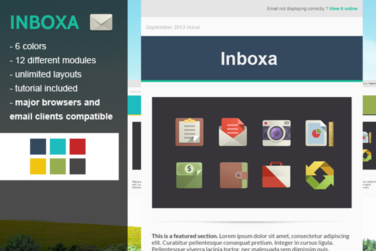 5 Email Templates Bundle (50% off), a Templates & Theme by Crazyleaf