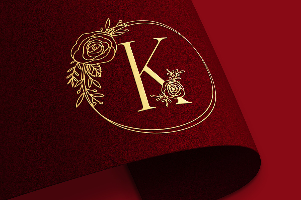 Monogram Handdrawn Rose Font, a Symbol Font by Dm Studio (Photo 3 of 6)