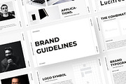 Brand Guidelines PowerPoint Template, a Presentation Template by Gaize (Thumbnail 1 of 9)