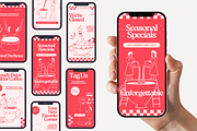 Pink Cafe Bakery Instagram Templates, a Social Media Template by Anna Design Studio (Thumbnail 7 of 9)
