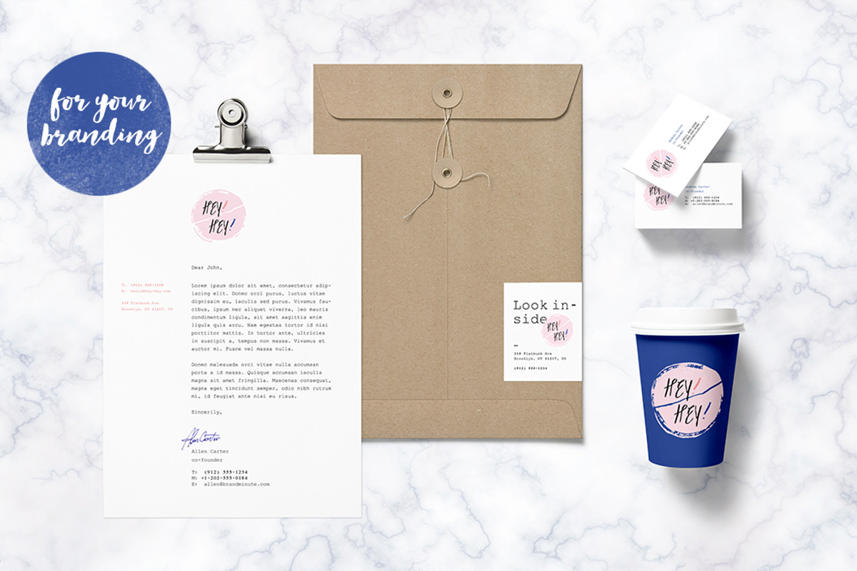 Girly Logos + Creation Kit w/ Fonts, a Branding & Logo Template by ...