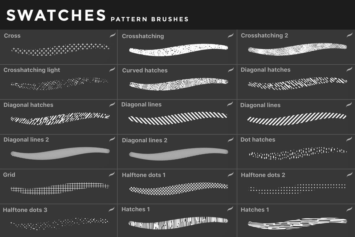 Procreate Brushes Bundle, a Brush Add-On by MiksKS (Photo 46 of 61)