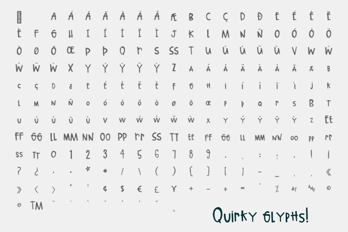 Quirky Hand-lettered Font, a Handwritten Font by Groovy Fonts by Mindy (Photo 6 of 6)