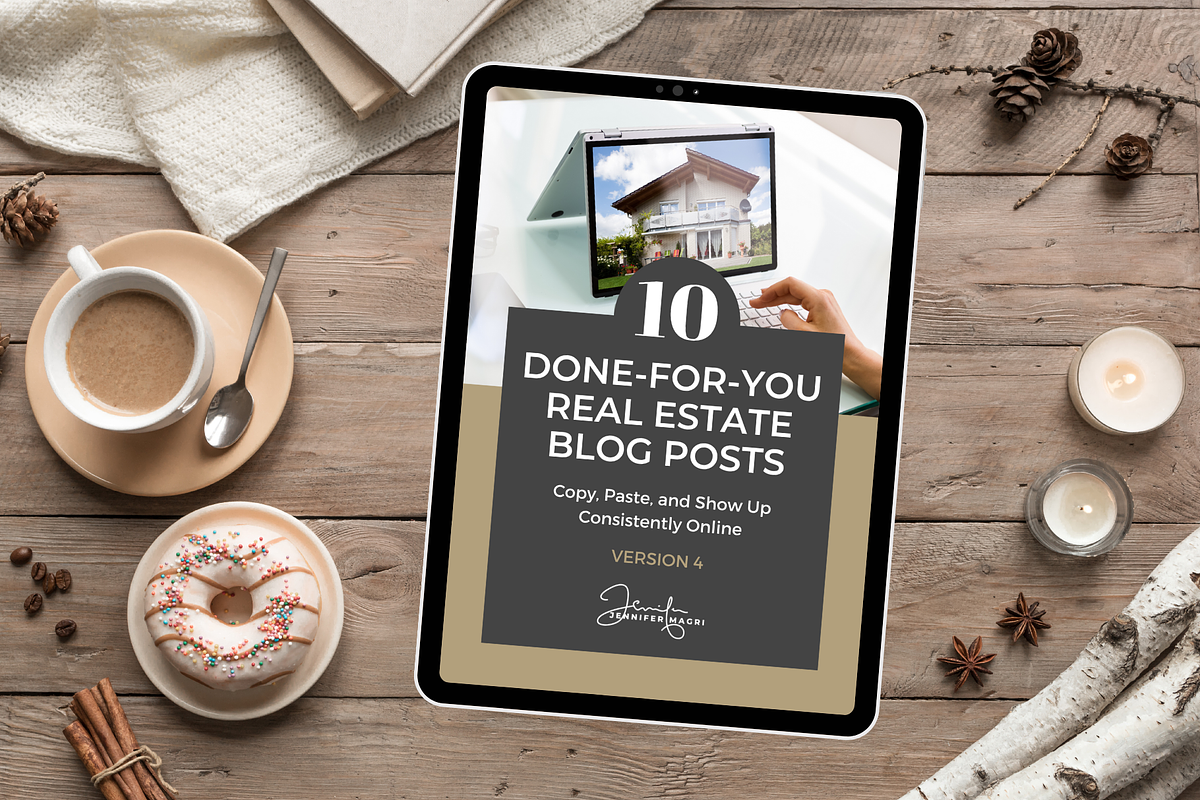 DONE FOR YOU REAL ESTATE BLOGS - 4, a Templates & Theme by Jennifer Magri Templates (Photo 5 of 8)