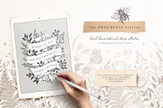 Floral Procreate Brushes and Stamps, a Brush Add-On by Sophia J Caldwell (Thumbnail 1 of 18)
