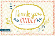 Thank You Kindly (Clipart), an Illustration by Small Made Goods (Thumbnail 3 of 4)