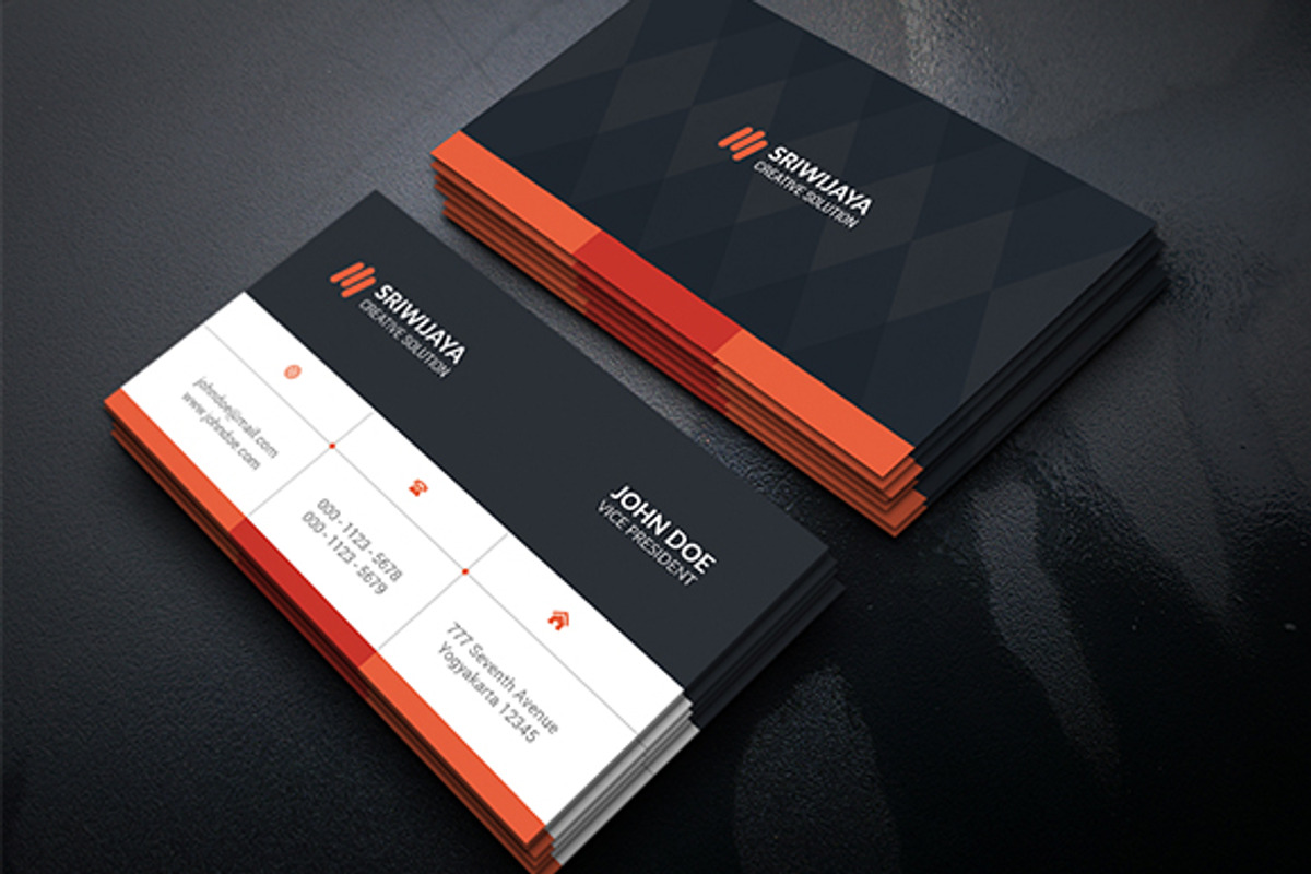 Corporate Business Card, a Business Card Template by InfinityArt (Photo 2 of 4)