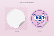 Blank Sticker Mockup Set, a Mockup by DesignerCandies (Thumbnail 7 of 11)