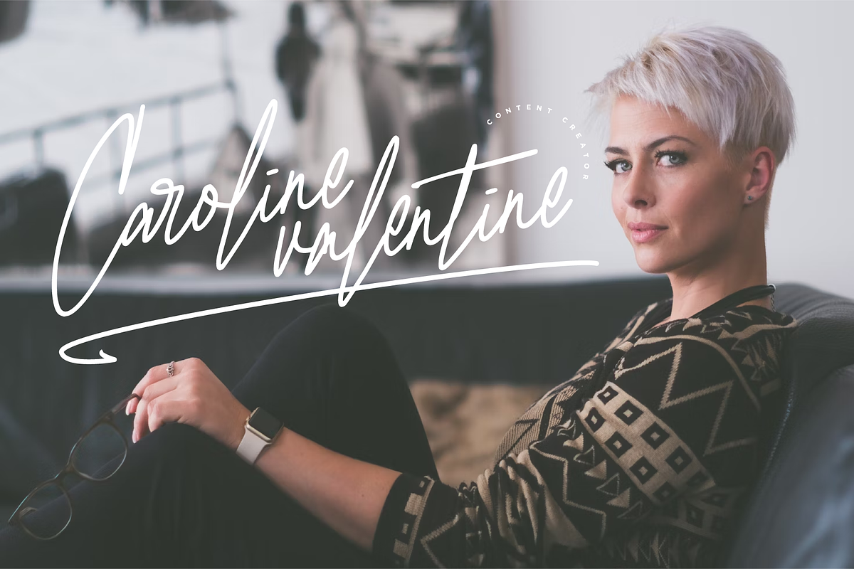 Cupicupita - Signature Font, a Handwritten Font by Badsign Type (Photo 4 of 9)