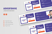 Advertohive Agency - LinkedIn Banner, a Social Media Template by Esensifiksi.studio (Thumbnail 1 of 3)