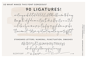 The Styled Edit- Chic Ligature Font, a Handwritten Font by PeachCreme (Thumbnail 13 of 13)