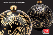 Christmas Balls Set, an Object Graphic by Voysla's Shop (Thumbnail 4 of 10)
