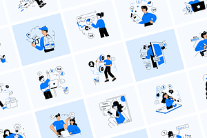 Animated Productivity Illustrations