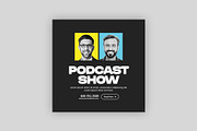 Podcast Social Media Post Bundle, a Social Media Template by Saman Osama (Thumbnail 4 of 12)