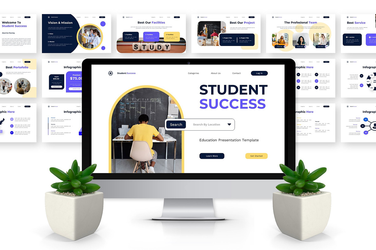 Student Success - Education GSL, a Presentation Template by Deepslide Studio (Photo 2 of 6)