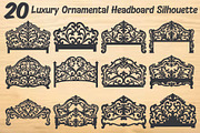 Luxury Ornamental Headboard, an Object Graphic by hafijul (Thumbnail 1 of 4)