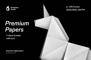 20 Premium Hand-Made Paper Textures, a Texture Graphic by brushapes.com
