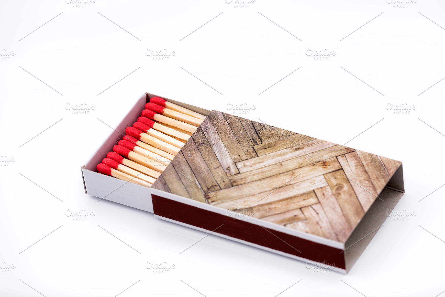 Box of matches, a Background Photo by wr7 Media