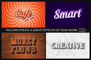12 Text Effect Templates, a Layer Style Add-On by iDoodle Studio (Thumbnail 3 of 6)
