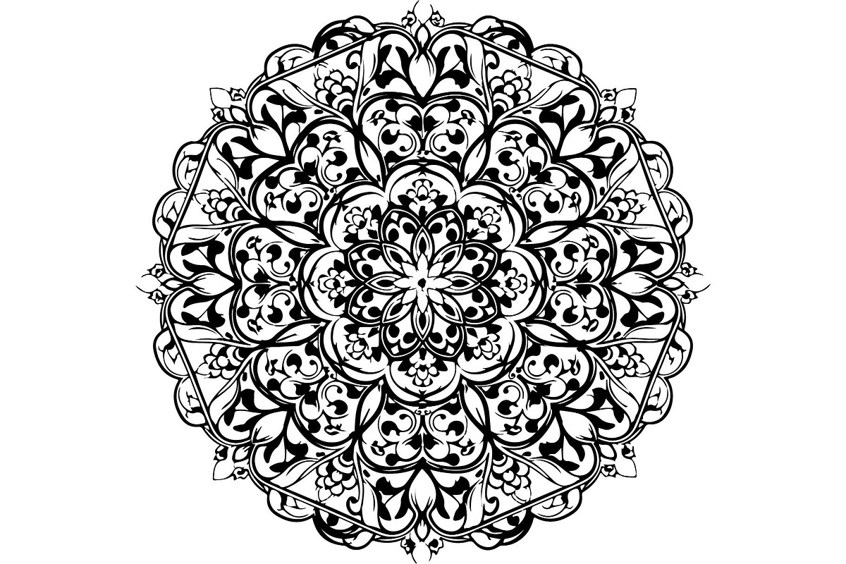 Ornamental Mandala Vector, an Object Graphic by Creativeshirt (Photo 18 of 19)