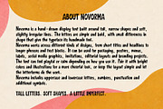 Novorma - Hand-Drawn Display Font, a Handwritten Font by Grand Design (Thumbnail 9 of 9)